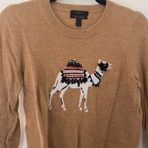 Jcrew camel sweater